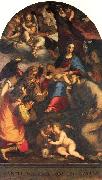 Paggi, Giovanni Battista Madonna and Child with Saints and the Archangel Raphael USA oil painting artist